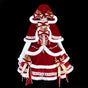 Cape + Top + JSK with Bow - Dry Clean / S