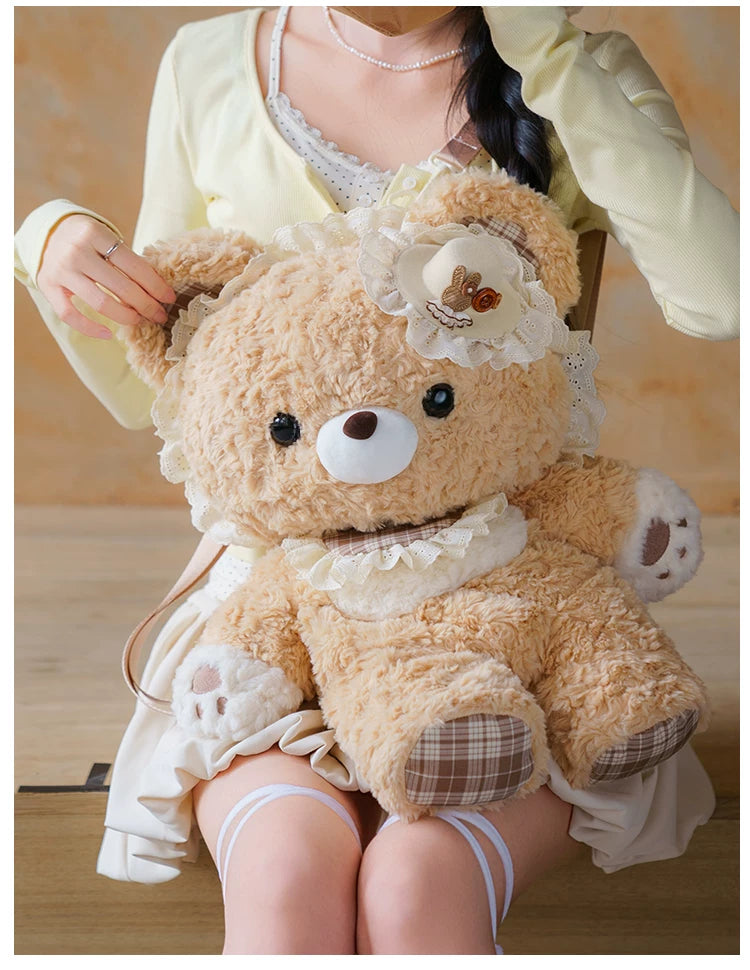 LambGuli - Little Bear Guli - Plush Bear and Rabbit Bags