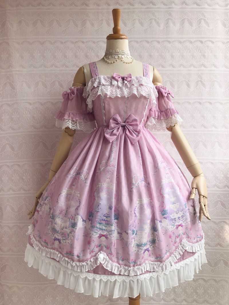 Yilia - Unicorn's Secret Garden Summer - Lolita JSK Dress JSK Dress