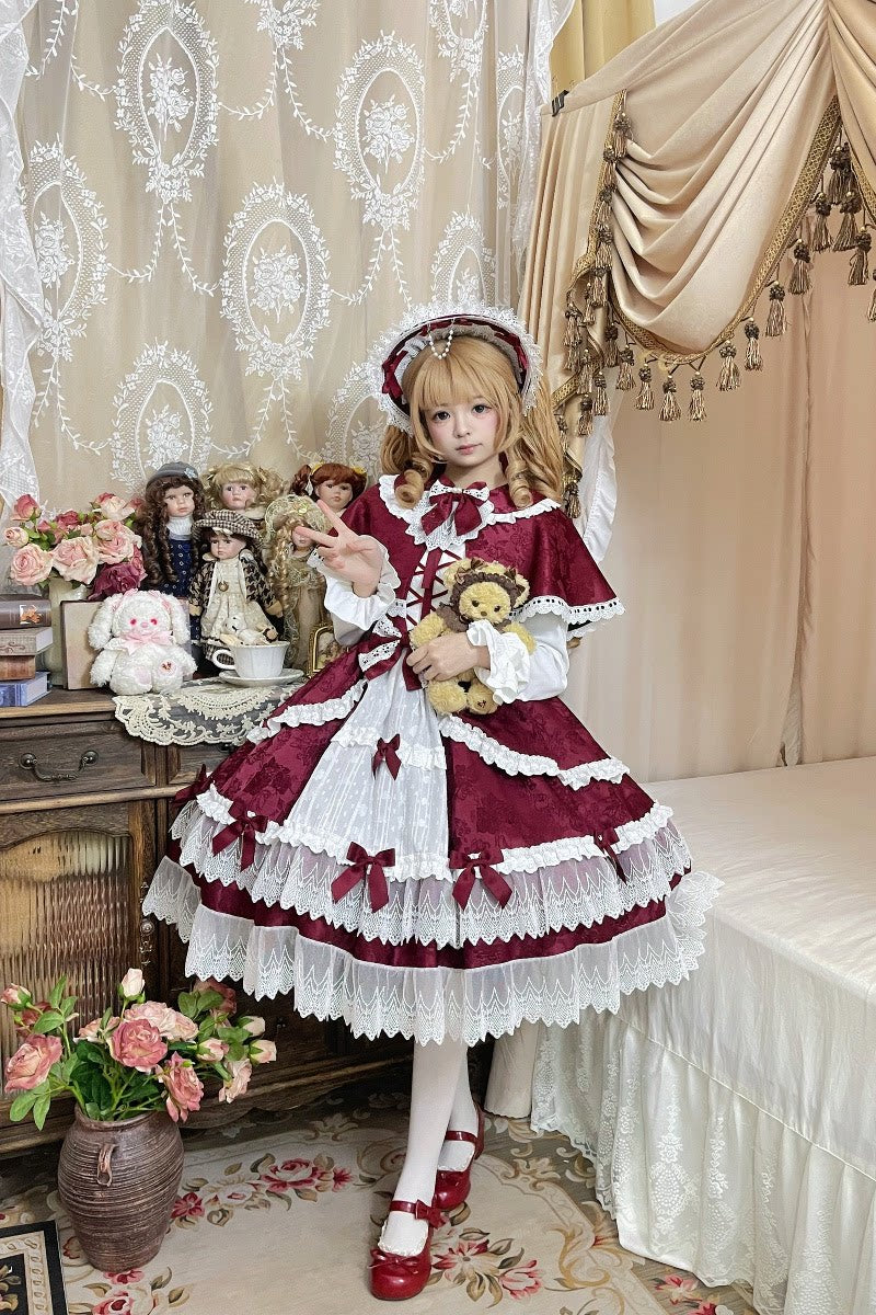 Galaxy Melody - Doll Whisper - JSK with layered lace ruffles