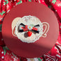 Black strawberry side hair clip