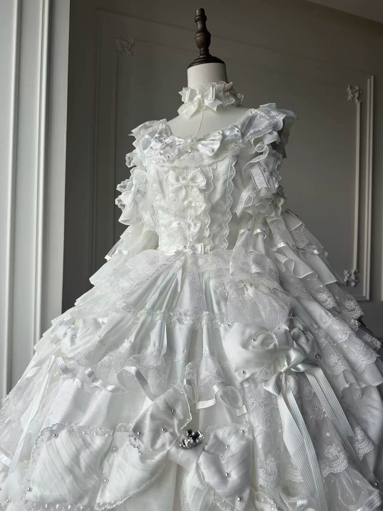 Dream Fu - Princess Gem - Pink or White JSK with Veil and Set Options