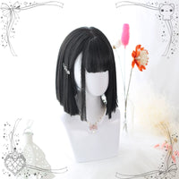 Dalao Home - Xingzi - medium-to-short straight wig - Xingzi Natural Black with Hair Net