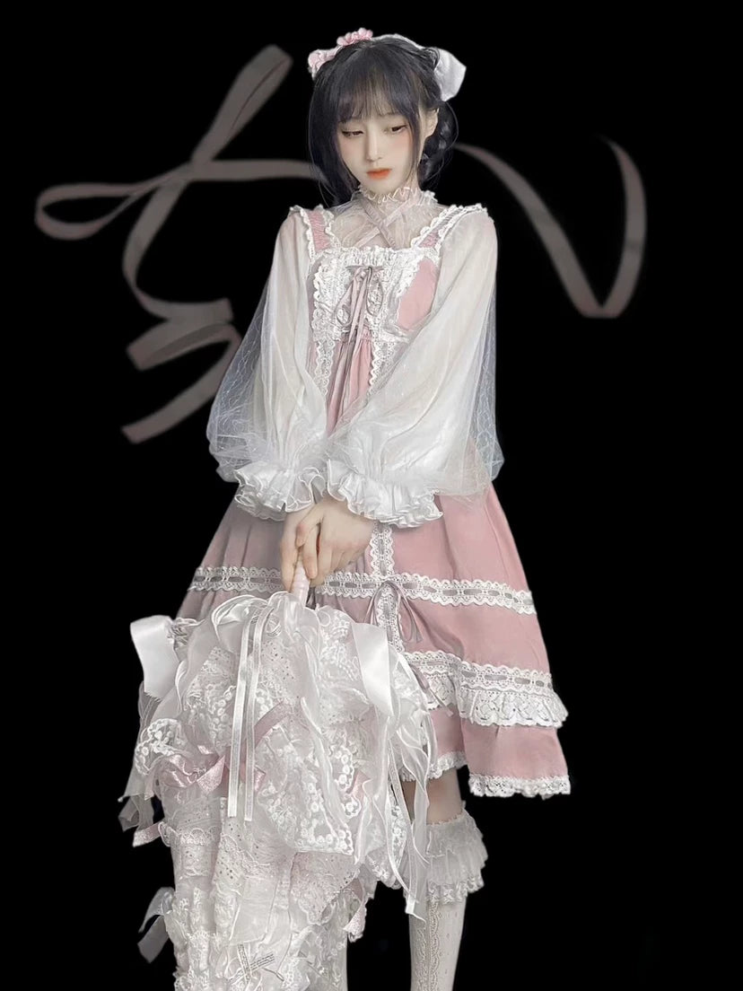 Sweetheart Dream Machine - Siren - Mesh Inner Layer with Lantern Sleeves