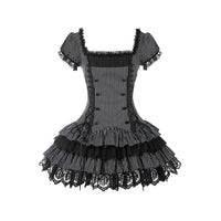 With PUJI - Xiao Yuan - Sweet Lolita OP Dress - Striped OP In stock / S