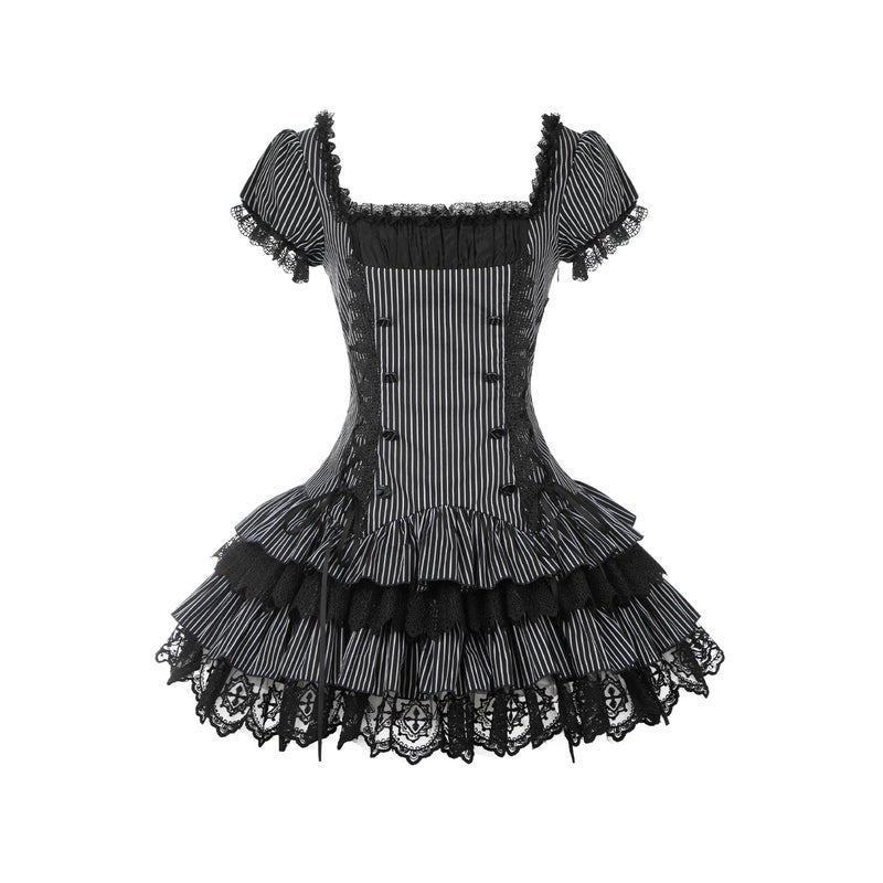 With PUJI - Xiao Yuan - Sweet Lolita OP Dress detail view 11