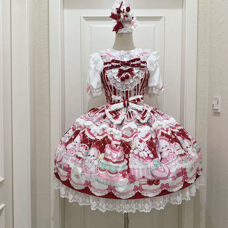 Hanguliang Cherry Bake Cherry JSK Dress
