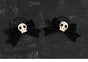 No.3 A Pair of Small Skull Bow Hair Ties