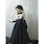 Black long-length JSK, in stock / S