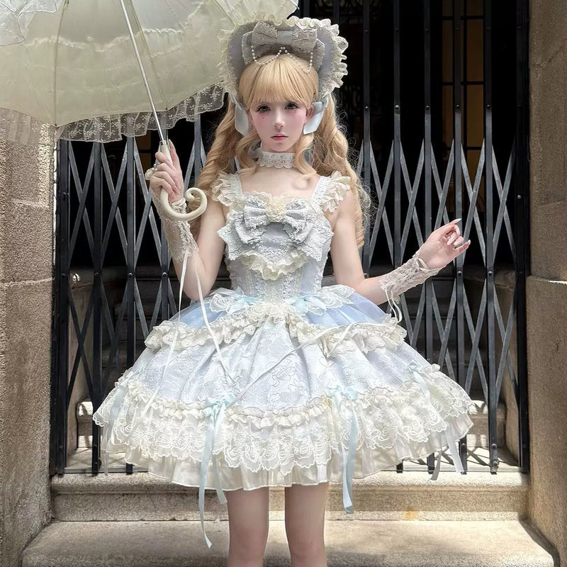 Hanguliang Flower Heart Love Ballet JSK Dress