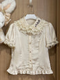 Striped Blouse / Apricot / Accessory One Size; No 7-Day Change-of-Mind Returns