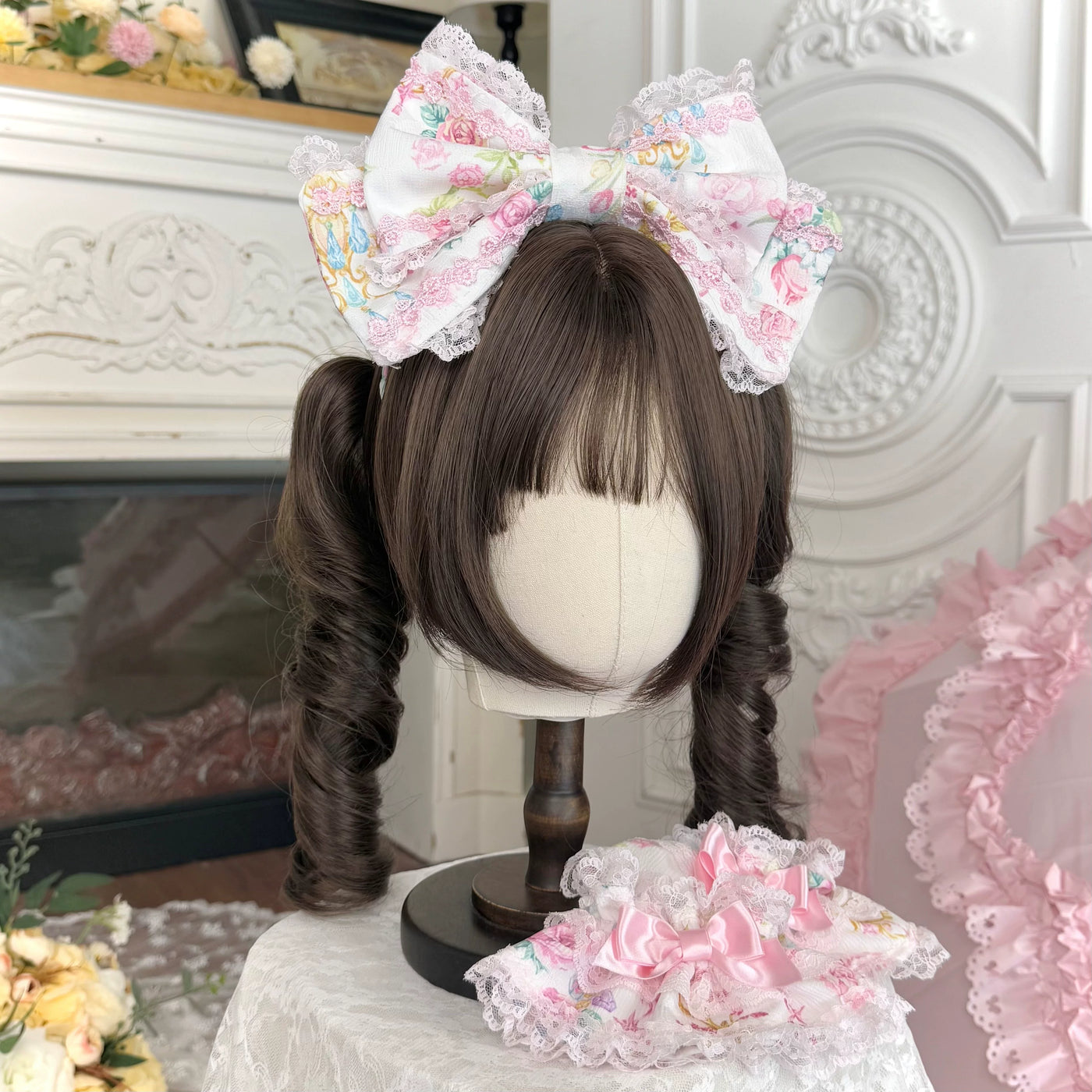 Tata Long Ear - Spring 2025 Floral Wall - JSK and OP Dresses with Tiered Lace Hems