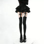 Black embroidered cross (71cm) / One Size