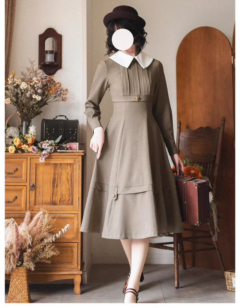 Forest Wardrobe - Forest Antique Trunk - Cape-Collar OP Dress - 5