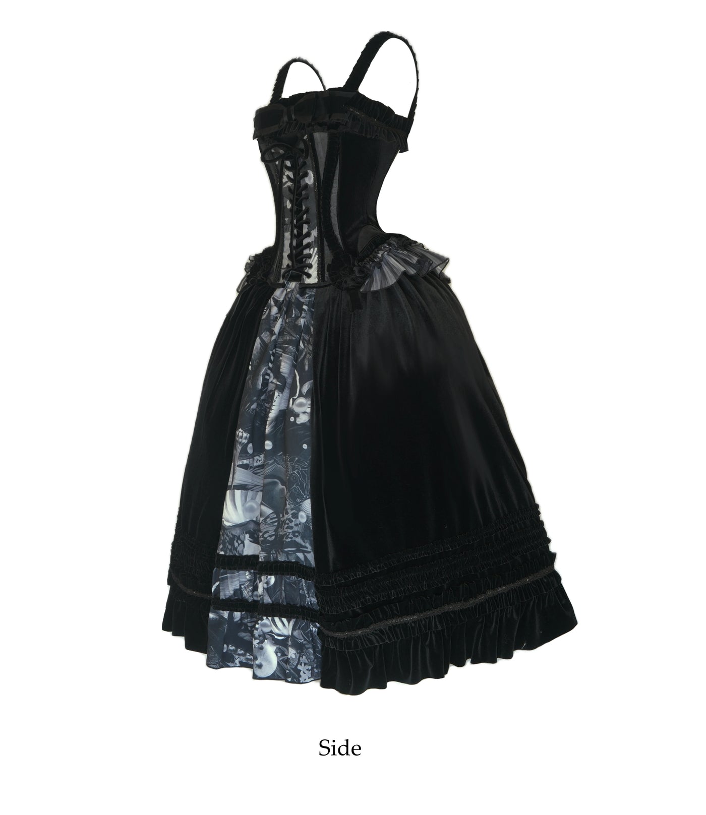 Nololita - Dream in Dream - Long or Short JSK with Layered Ruffle Skirt