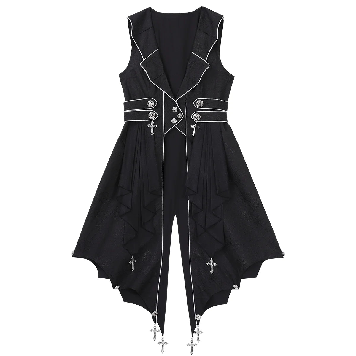 Your Princess - Knight's Code - Jacquard Ouji Fashion Vest Set, Detachable Jabot