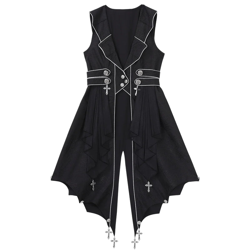 Your Princess - Knight's Code - Jacquard Ouji Fashion Vest Set, Detachable Jabot
