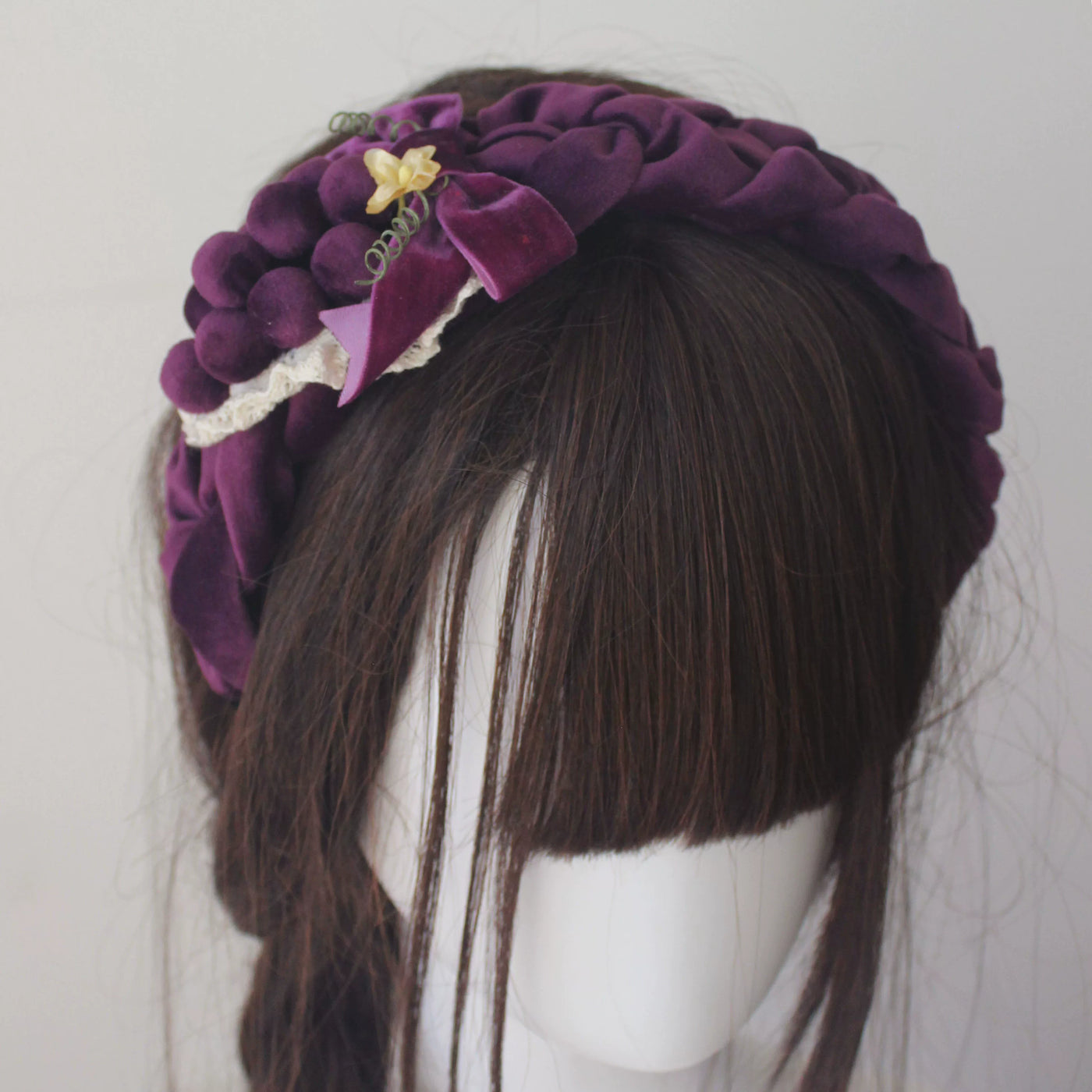 Handmade Loire Vineyard grape Lolita accessories - view 4