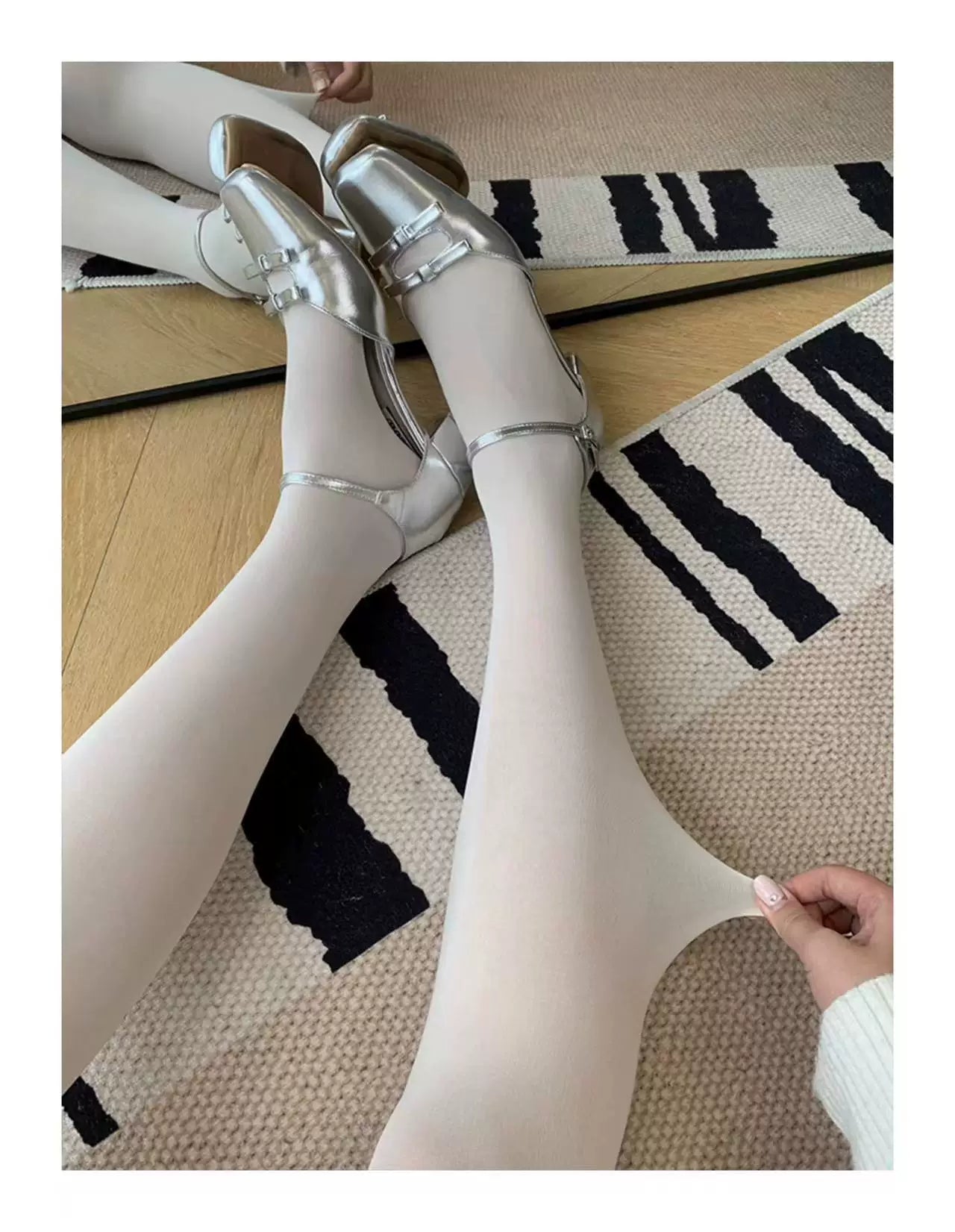Fantasy Doll - 10D Ballet - Ultra-Thin White Pantyhose
