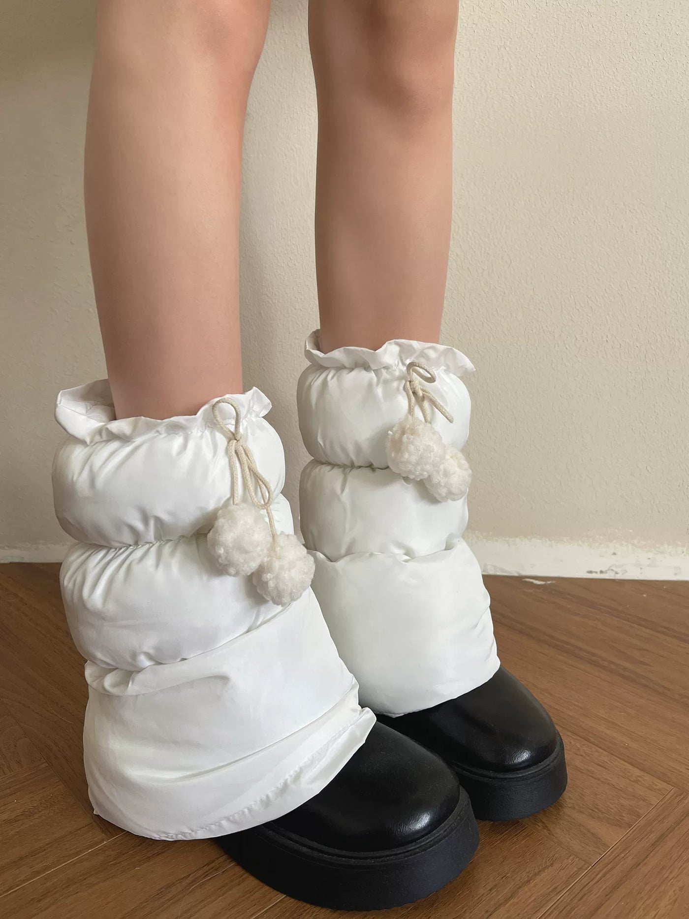 Sock Noble - Winter Pom Pom - Sock Covers with Plush Pom-Pom Ties