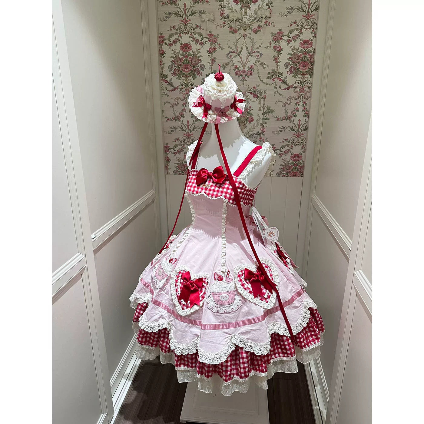 White Sugar Girl - Sweet Lolita Cake-Style Princess Dress - Pink