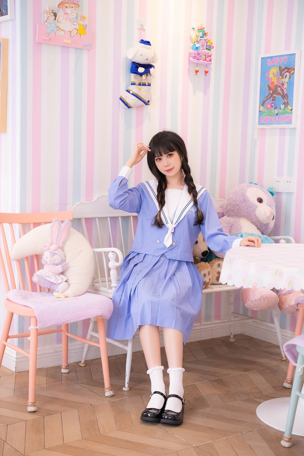 Sosic - Sweet Lolita Mary Jane Flat Shoes - Shoes