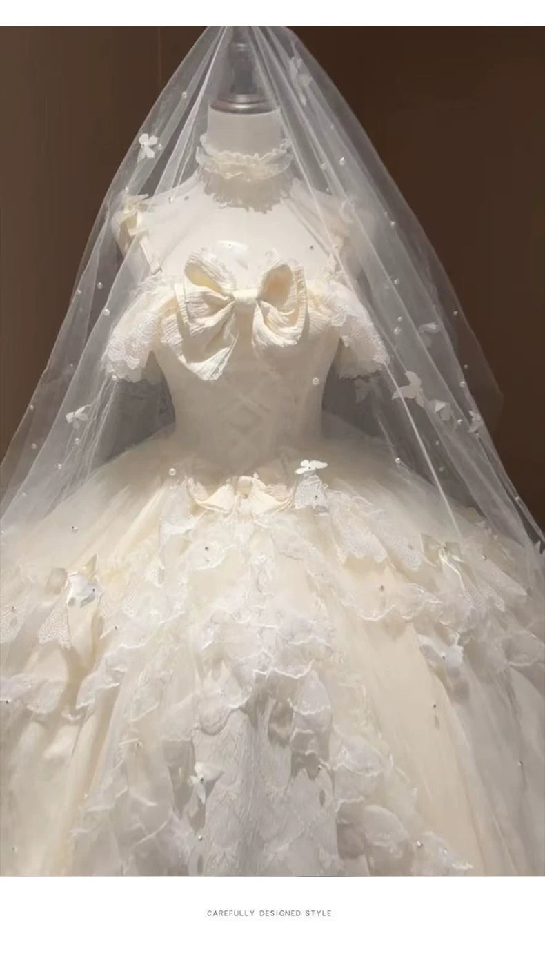 Emoji Dream - Formal Lolita Ballgown - Off-the-shoulder one-piece