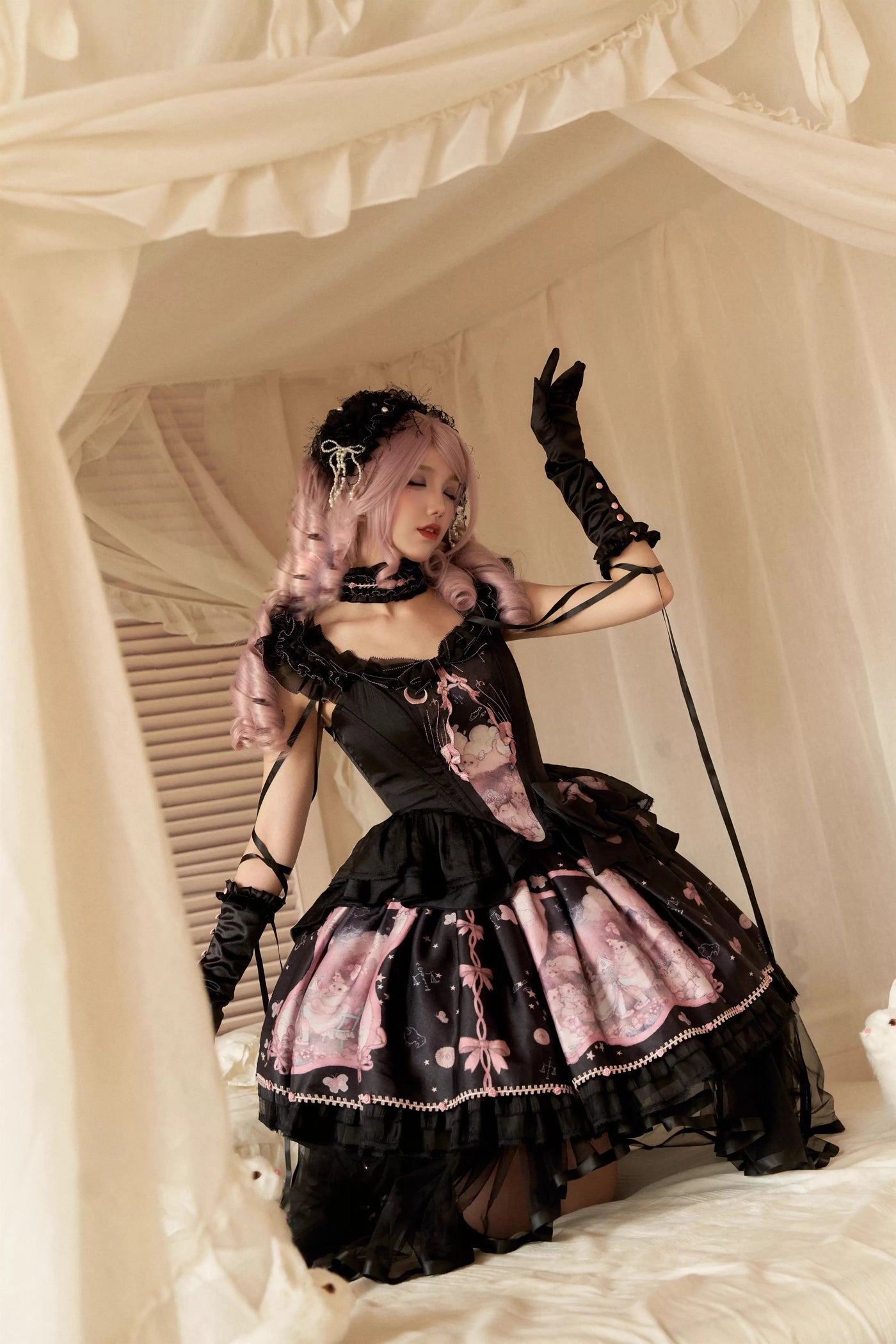 tonight - Lost Dreamland - Dreamcore Ballet Separates with Asymmetrical Vest and Skirt Options