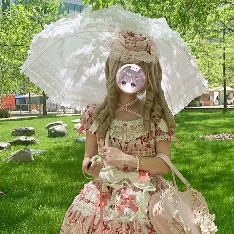 Independent Brand - Light Dance Lace Bridal Lolita Parasol - product image 12