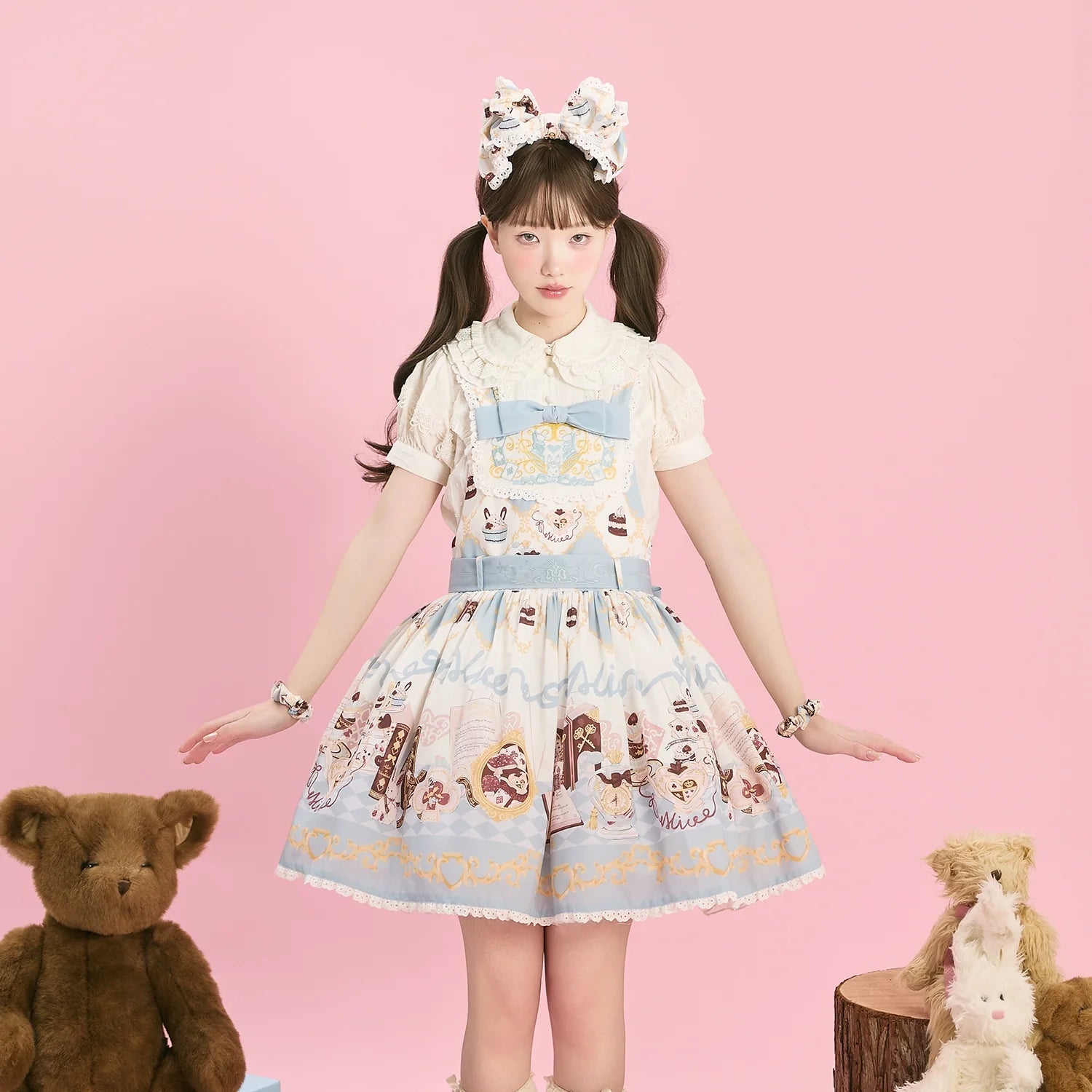 Sweet Dream Baa Baa - Alice Rabbit-  Lolita JSK & Suspender Dress