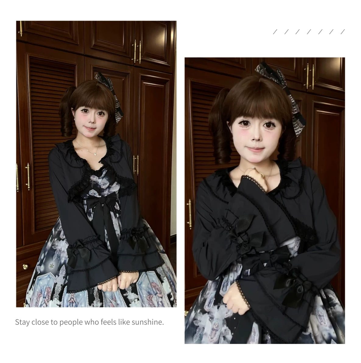 Star Fantasy - Sunny Day Diary - Sun-Protection Cover-Up with Lace-Trimmed Cuffs