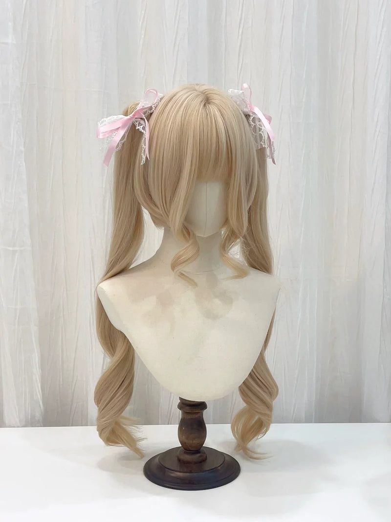 Kunkun Fish Platinum hime-cut Lolita wig - view 6