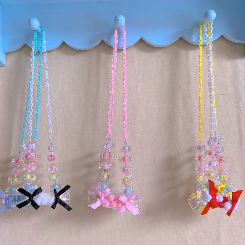 Bear doll - Candy Charms - Beaded Necklace with Candy-Style Charms