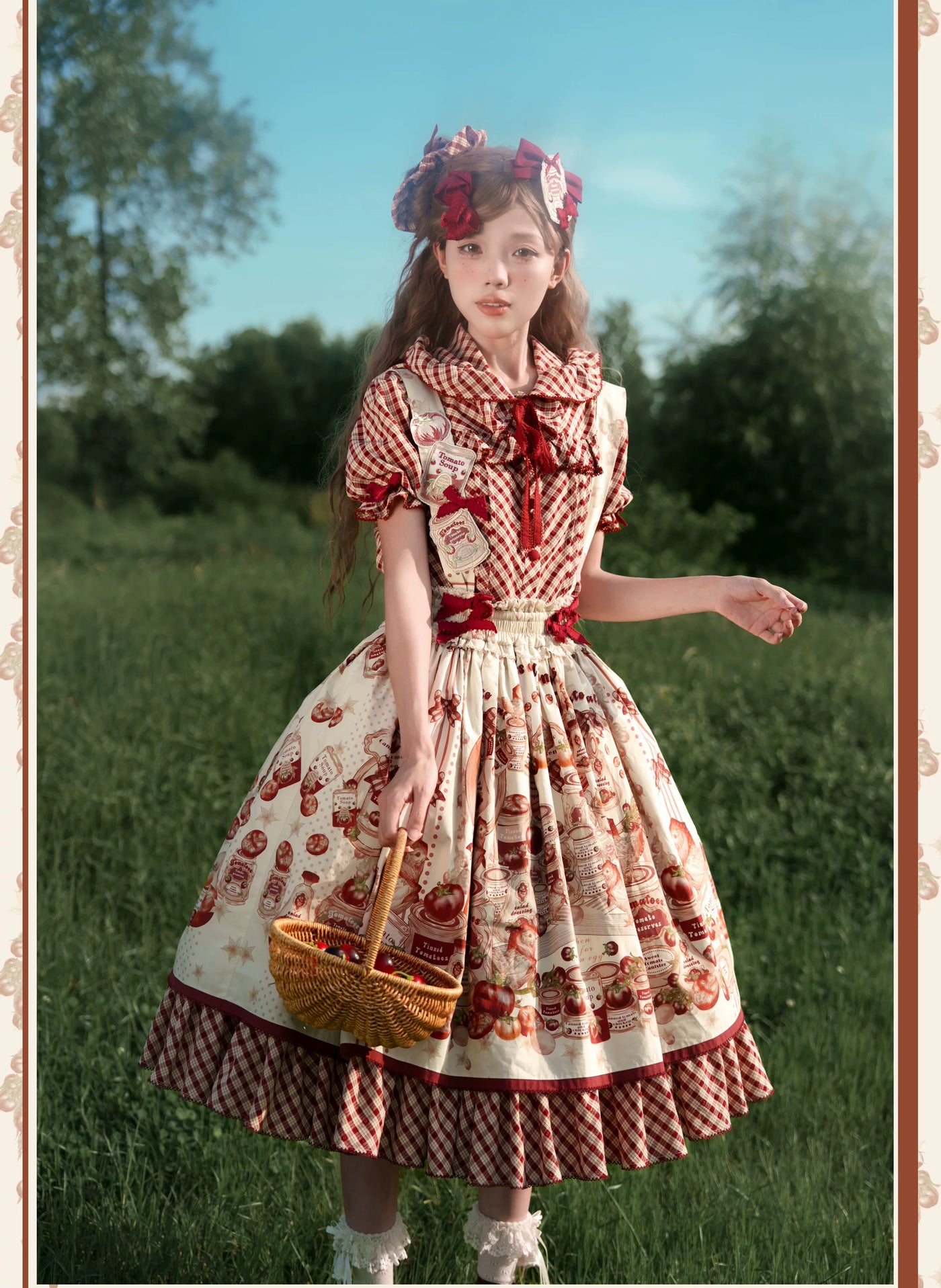 WF - Tomato Can - One-Piece Dress and Coordinate Pieces with Tomato Print