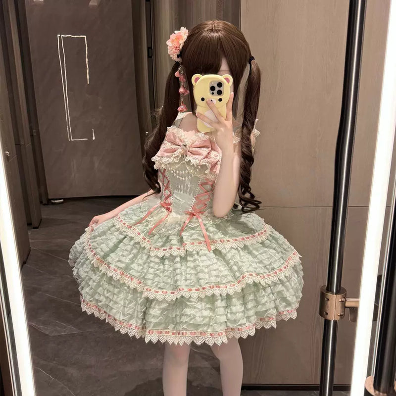 Hanguliang Flower Letter JSK Dress