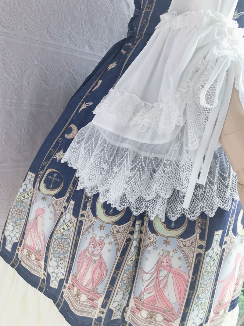 Yilia - Retro Lolita Princess Sleeve Blouse - Innerwear