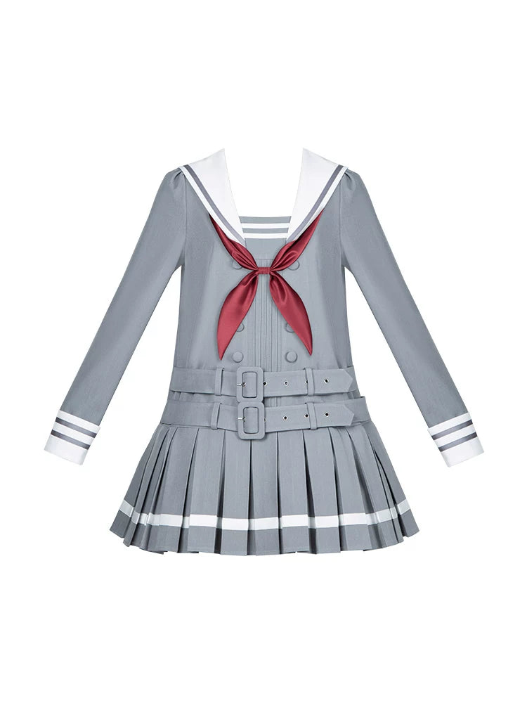 With PUJI - Kaoru - Lolita OP Dress, Sailor Collar detail view 5
