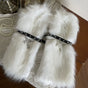 White sock covers + black ring / One Size