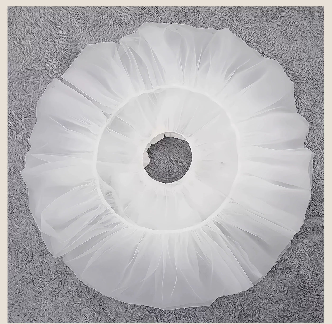 Tata Long Ear - Soft-Tulle Cloud - Petticoat with 40 cm Four-Layer Tulle or 55 cm Cloud Support