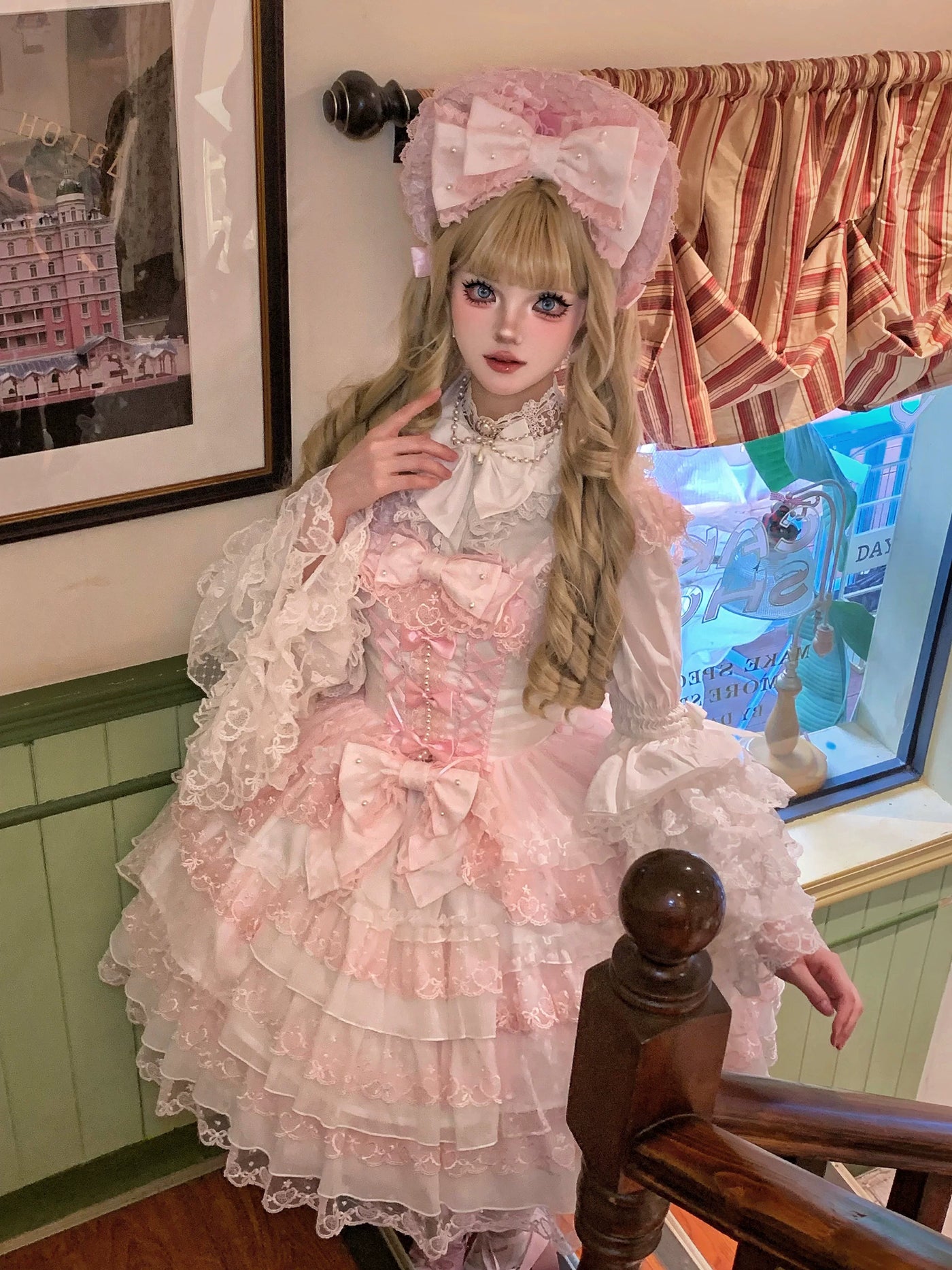 Sugar Girl - Love Overture - Sweet Lolita Blouse Princess Sleeves Lolita Shirt