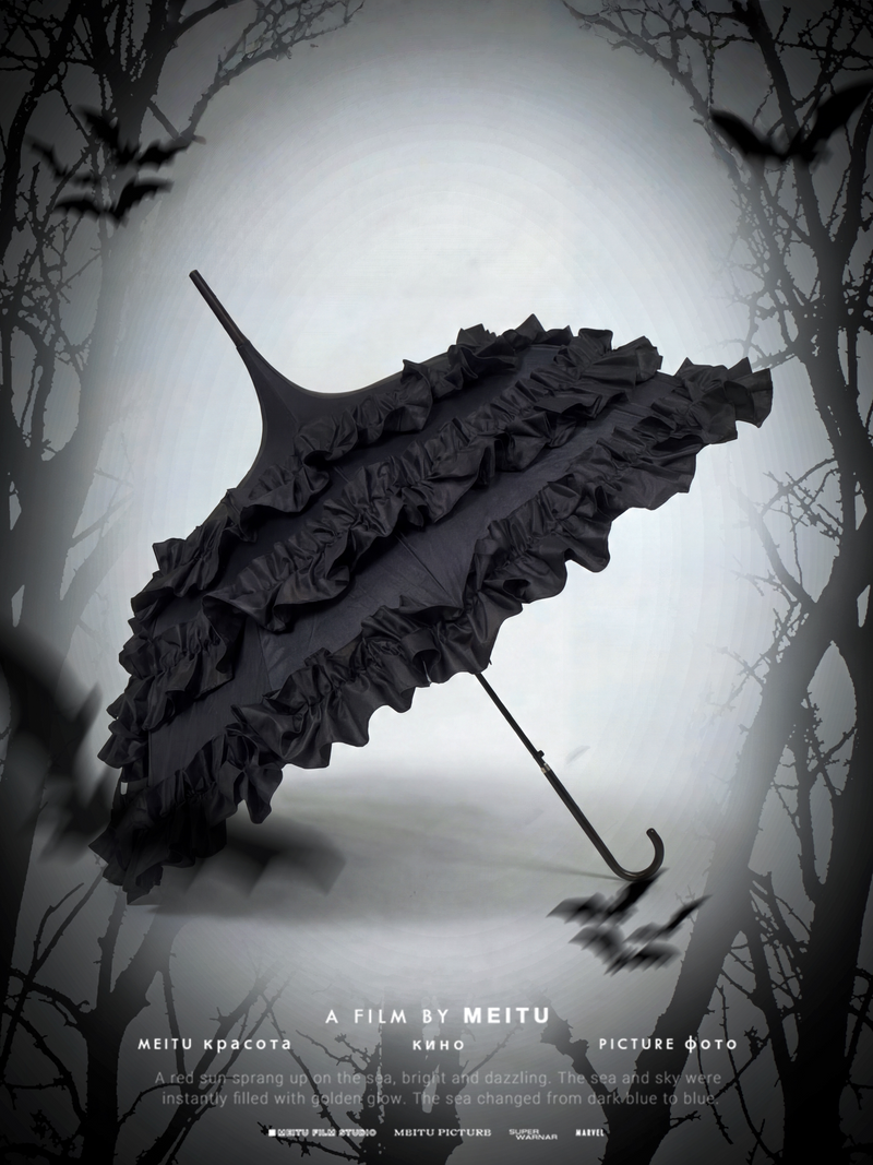 Independent Brand - Gothic Tiered Pagoda Lolita Parasol - main product image