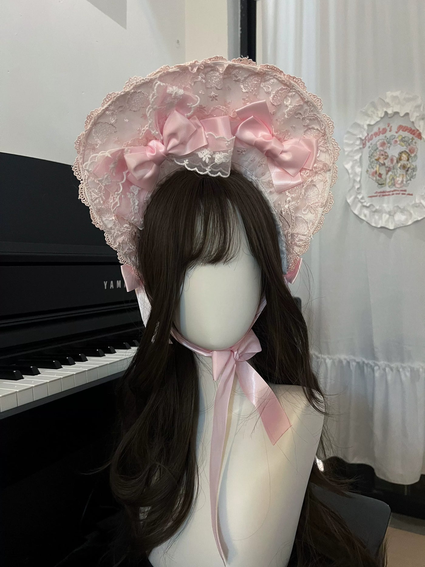 Love Overture - Sweet Lolita JSK Dress, Tiered Ruffles and Heart Lace 40624:685336
