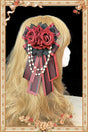 Rosette - Black-Red / One Size