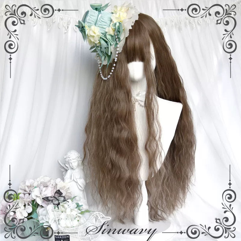 Sinwavy Forest Poem flax-brown 80 cm curly wig - view 1