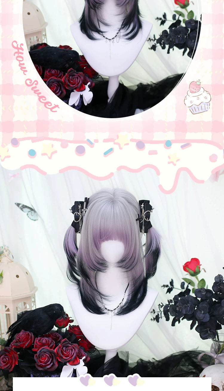 Dalao Home Zili short gradient light-purple wig - additional view 3