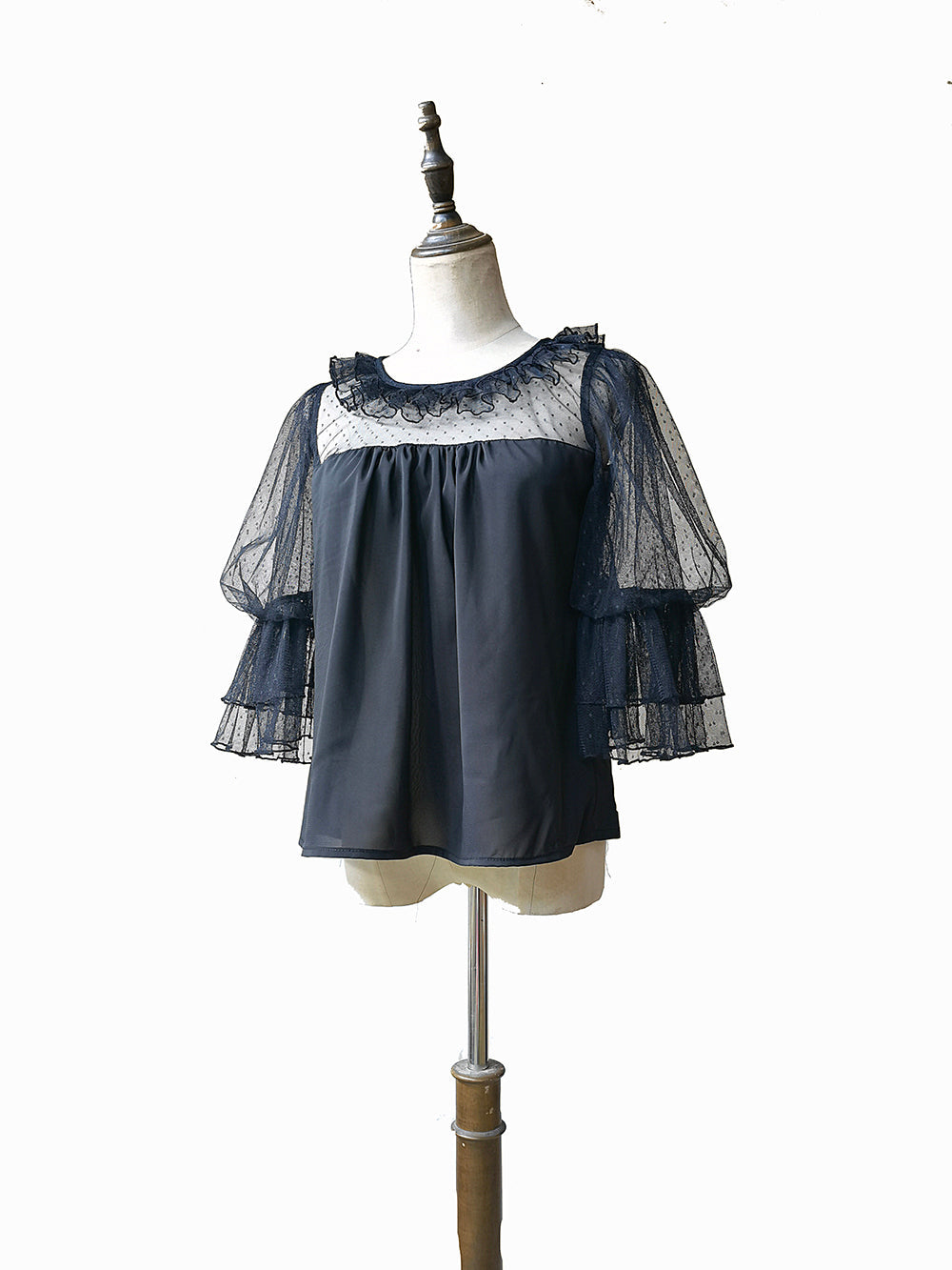 Infanta - Doll Lolita Puff Sleeve Blouse - Innerwear
