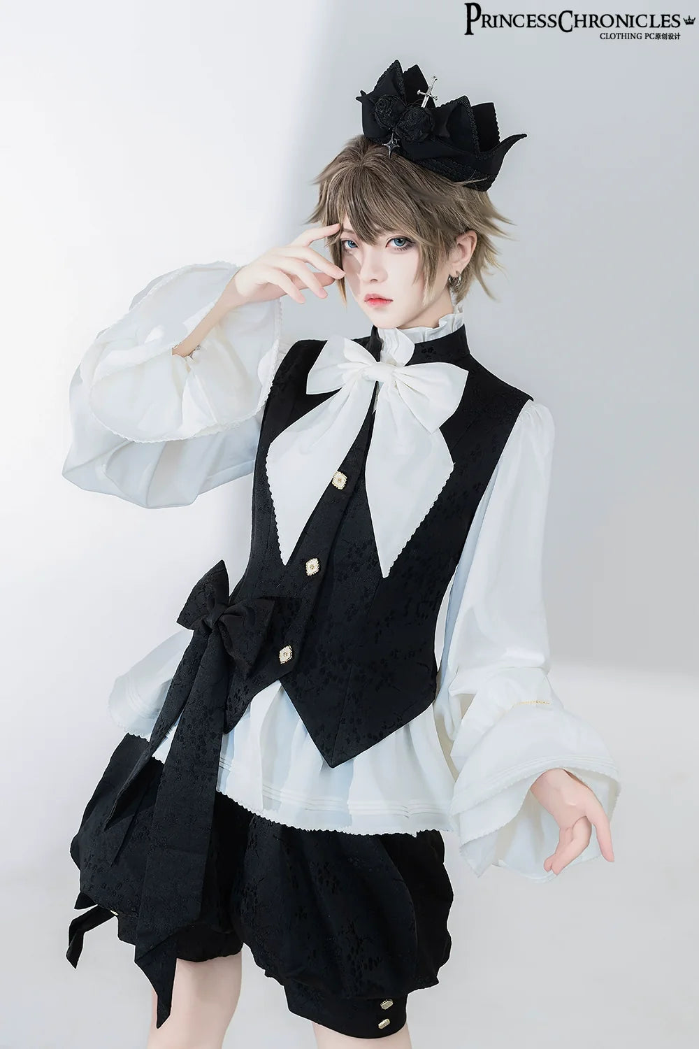 Princess Chronicles - Hunting Rabbit 2.0 - Ouji Lolita Retro Cool Prince Shirt