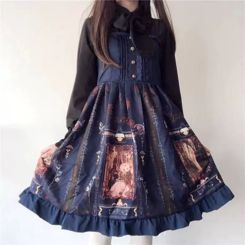 Sweetheart Dream Machine - Doll Collar Basics - Long-sleeve blouse with a neck bow