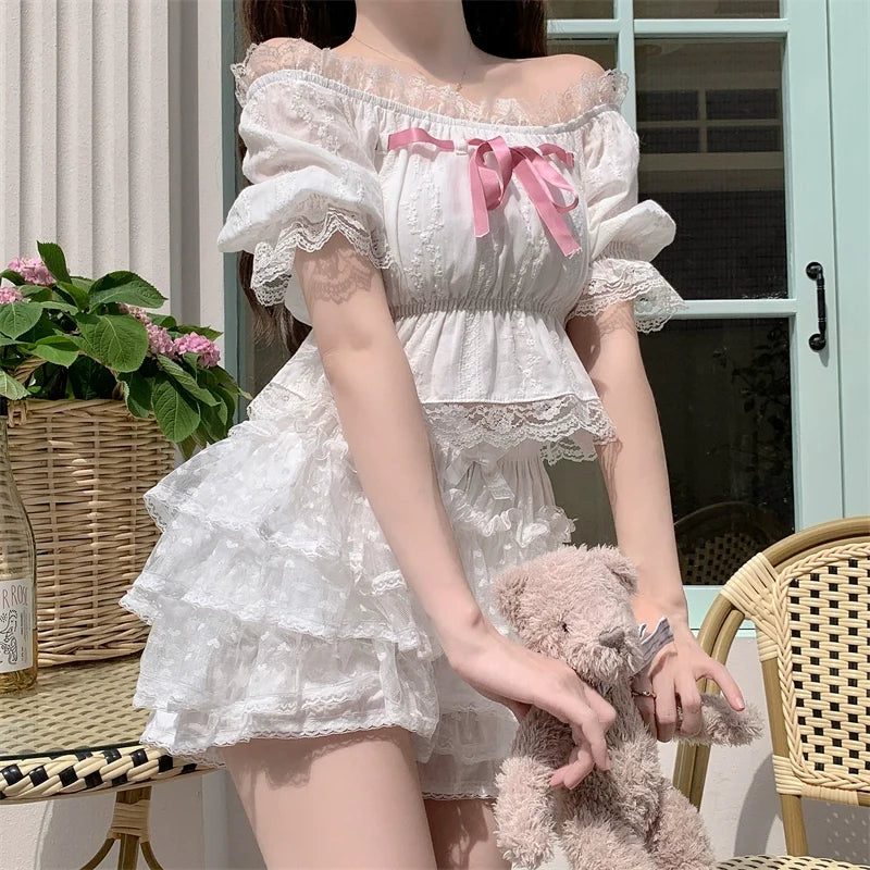 Sugar Girl - Daily Lolita Bloomers - Floral Cotton Summer Leggings Other Surprise
