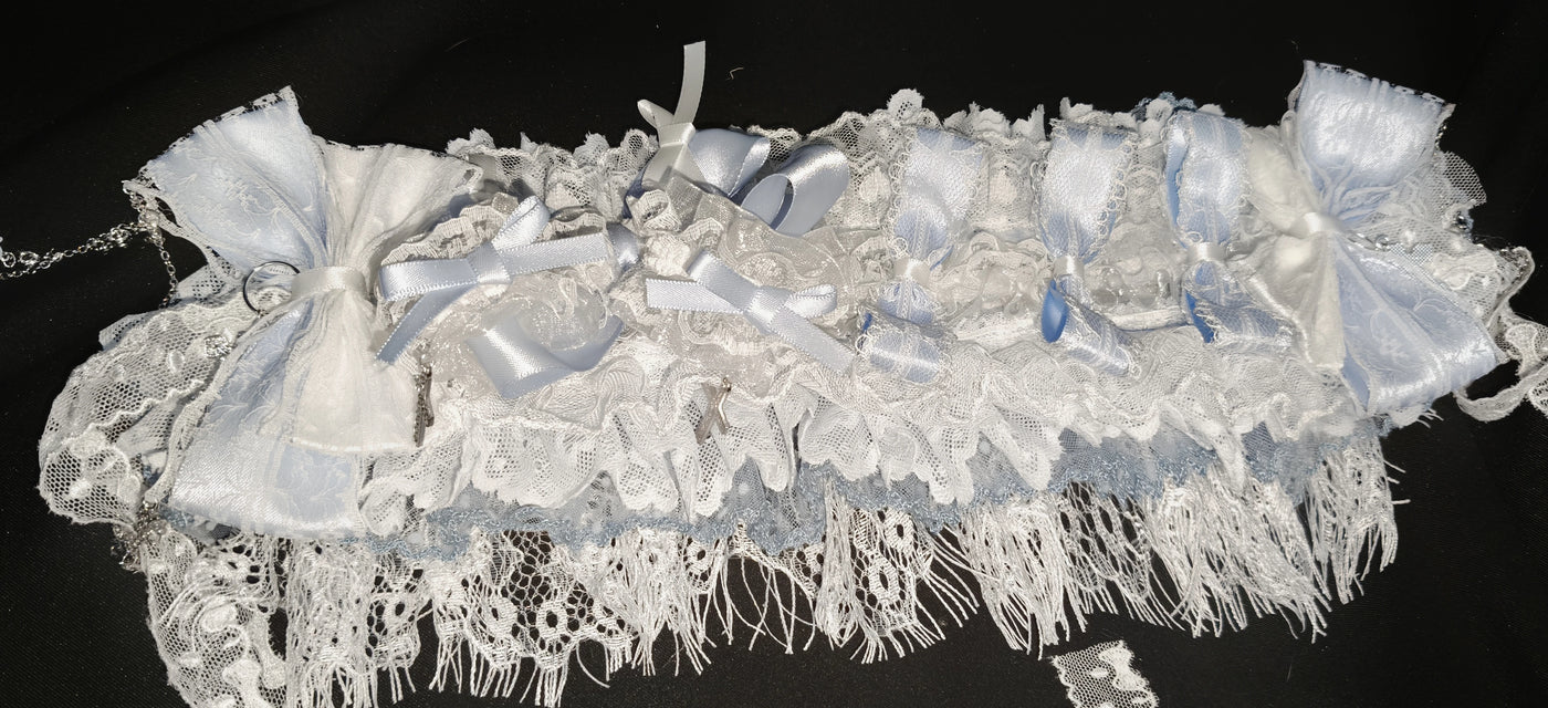 Dokisuru - Aqua Angel - Aqua-Blue Headband with White Angel Motif